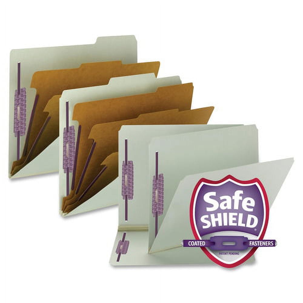 Smead Manufacturing Company SMD26802 Classification Fldr- Ltr- Recycled- 2-DV- BN-BE