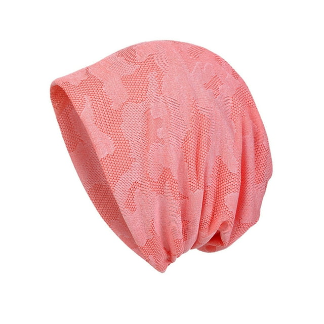 Jumpingount Verano Cool Running Cap Transpirable Ciclismo Gorras Tocado Senderismo Gorro de punto Estampado Ligero Mujeres Sombreros Naranja Type3 NO3