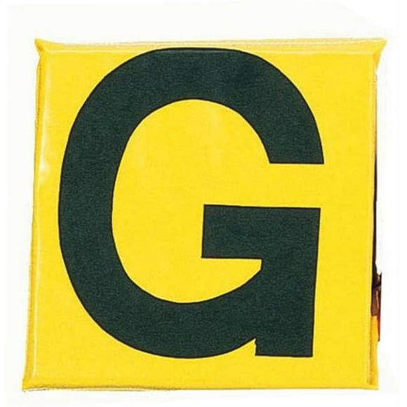 Olympia Sports FB256P Marqueurs de Ligne de Côté 12 Po - Ensemble de 11 (Noir sur Jaune)