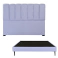 thumbnail image 1 of Recámara Queen Size Kami Lila con Cabecera + Base Cama Slim, 1 of 8
