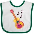 thumbnail image 3 of Inktastic Guitar Music Retro Musician Boys or Girls Baby Bib, 3 of 4