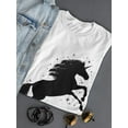 thumbnail image 3 of Magic Unicorn Silhouette Design Shaped T-Shirt Women -Image by Shutterstock, Female Large, 3 of 4