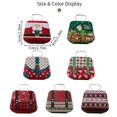 thumbnail image 3 of putnchl Creative Round Christmas Cookie Tins With Lids Tinplate Candy Box Tinplate Candy Container Lidded Portable Candy Box, 3 of 5