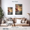thumbnail image 4 of Elephant Stock Golden Gate Ocean Tide Wall Art - Vertical Multi Panel Canvas - Living Room Wall Decor - Architecture Multi Panel - Red And Blue Decor - 20" x 32", 4 of 8