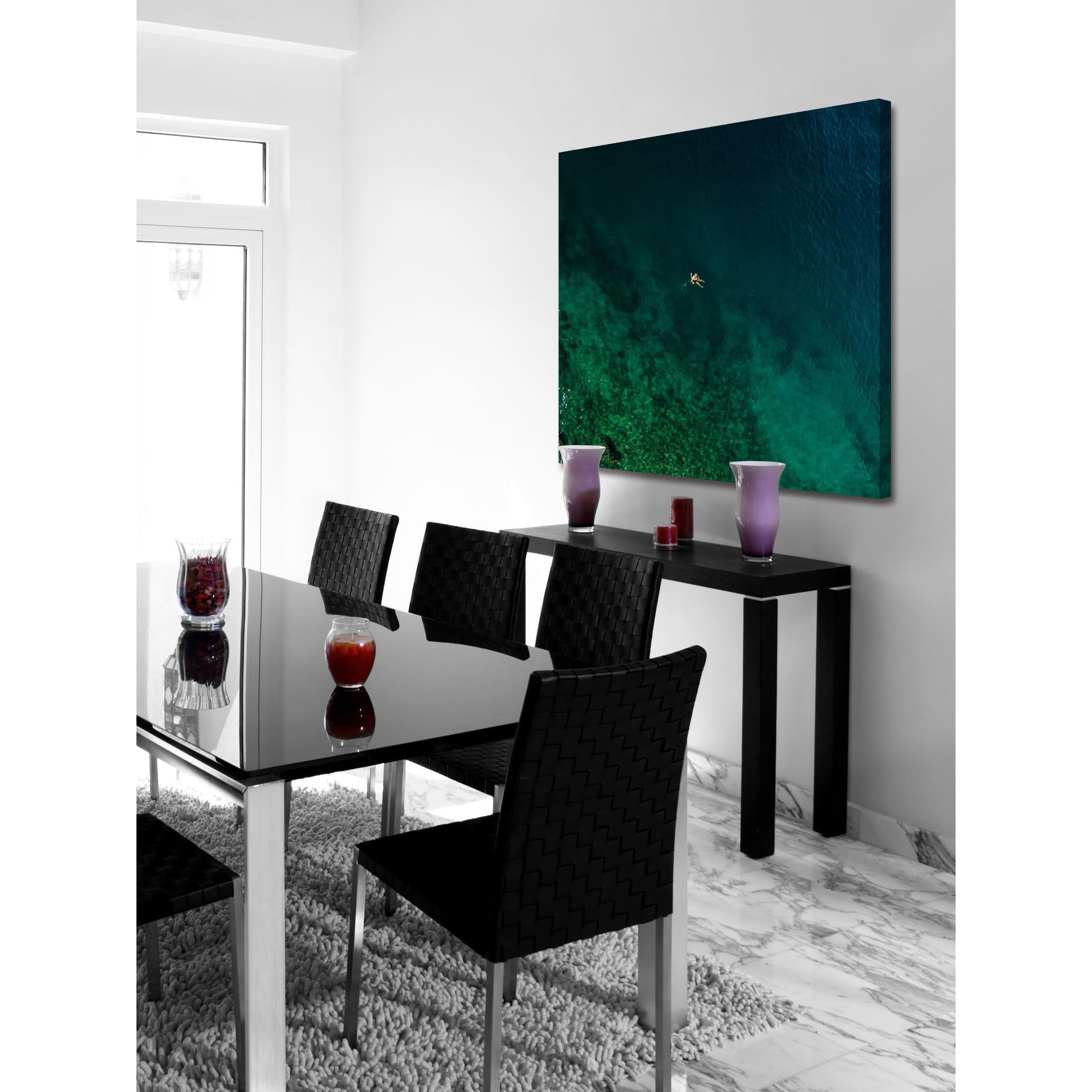 Marmont Hill "Alone on a Float" by Karolis Janulis Painting Print on Wrapped Canvas
