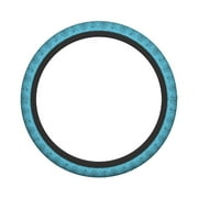 XMXY Car Steering Wheel Cover, Blue Amusement Park Non-Slip Jeep Truck Universal Elastic Steering Wheel Protector 15 inch