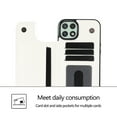 thumbnail image 6 of Feishell for Samsung Galaxy A42 5G Wallet Case with Card Holder,Double Magnetic Clasp Back Flip Kickstand Durable PU Leather Shockproof Card Slots Protective Phone Case for Women Men, White, 6 of 8