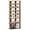 Natural, variant on 7-Tier Double Row Shoe Rack, Adjustable Shelves Narrow Storage Organizer with Anti-Tipping Device, White Freestanding Shelf for Entryway, Closet, Hallway - Natural Color