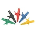thumbnail image 1 of 5Pcs/Set Battery Electrical Test Clip 10A 600V‑1000V Multicolor Portable Safety 4mm Banana Jack Clamp, 1 of 2