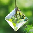 thumbnail image 2 of EOEMY 75mm Fengshui Faceted Medium Hole Square Prism Crystal Hanging Suncatcher Decor, 2 of 6