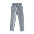 thumbnail image 6 of YindaityGirls Leggings Size 7-8 Girls Leggings Thermal Warm Clothes Running Thick Pants for Kids(Grey,3-4 Years), 6 of 7