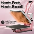 thumbnail image 4 of HPN CraftPro 15" x 15" Clamshell Heat Press : Mint, 4 of 10