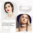 thumbnail image 3 of Guardurnaity Women Multi-layer Necklace Adjustable Anti-fade Crystal Party Accessories Choker Bridal Chain Wedding Color Neck Fashion Type1, 3 of 6