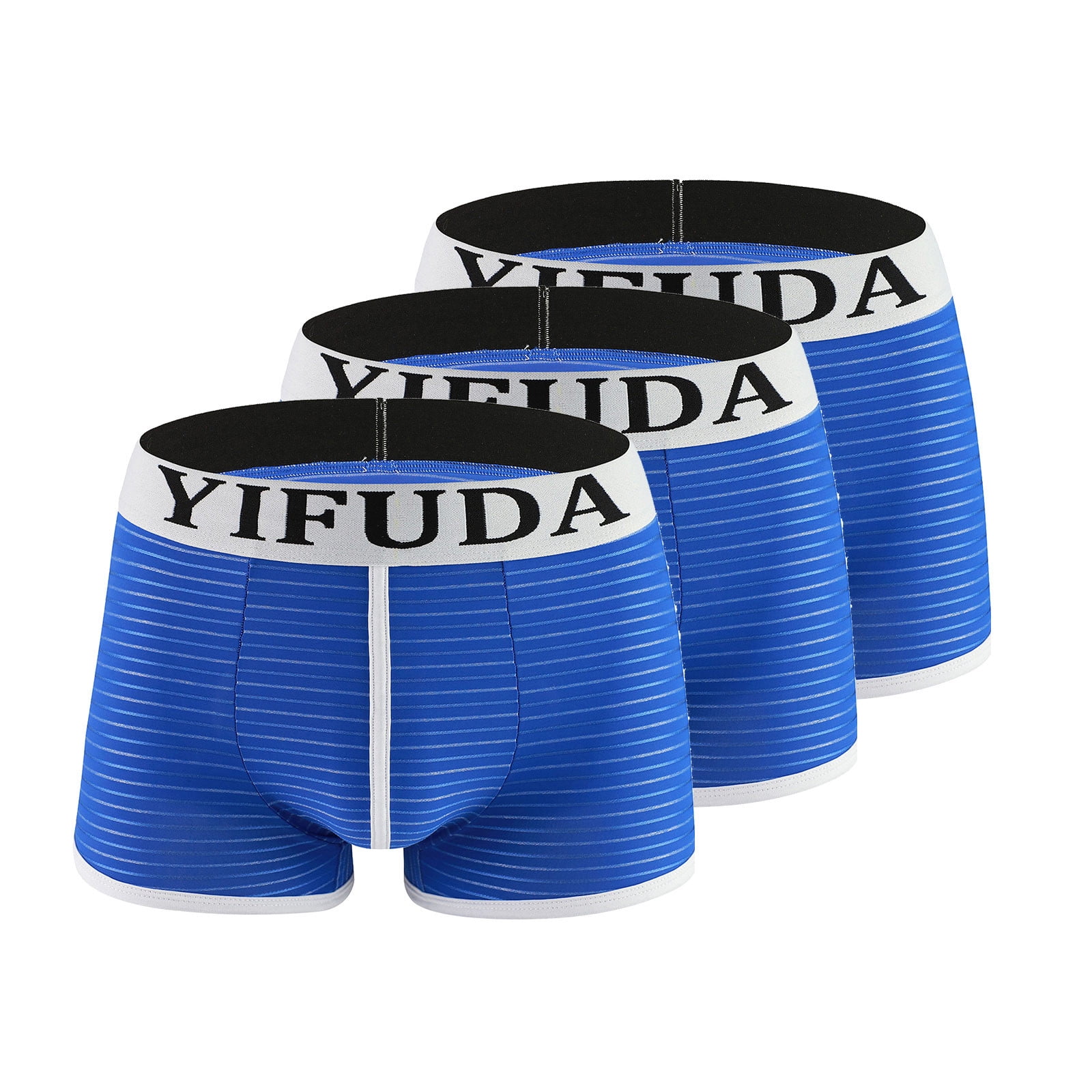 UoCefik Mens Boxers Briefs Clearance Breathable Letter MoistureWicking Briefs Comfort Multipack