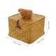 thumbnail image 2 of unbranded Cesta Trenzada Marrón Con Para Organizar Y Decorar Espacios En El Hogar, 2 of 5