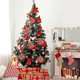 thumbnail image 4 of Flores artificiales huecas para decoración de Navidad, corona de Navidad, árbol, 12 unidades, 4 of 5