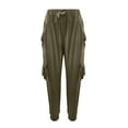 thumbnail image 3 of Pantalones de chándal para mujer con bolsillos Pantalones deportivos de entrenamiento Pantalones casuales, 3 of 3