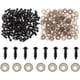 thumbnail image 2 of 500 piezas de ojos de seguridad de plástico negro con arandelas para manualidades de animales y muñecas. 5MM, 2 of 9