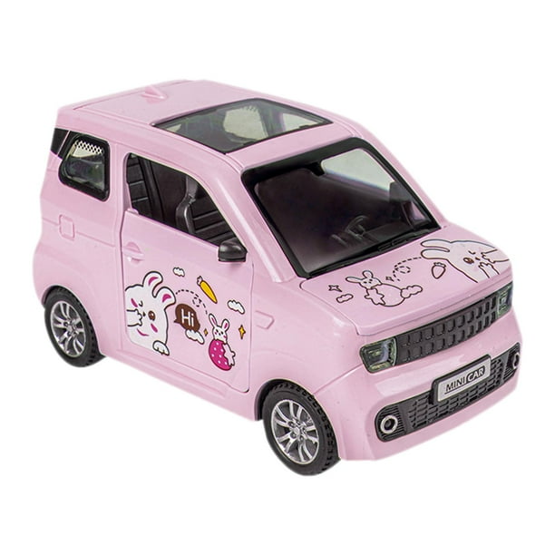 Coche de tracción trasera, vehículos con puertas que se pueden abrir, de mano con sonidos de luz intermitente, vehículos electrónicos de empuje Sunnimix Coche de carreras