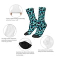 thumbnail image 3 of Rateoe Leopard 1 Pattern Children's Socks, Socks Gifts ,kids Crew Soft Cotton Socks , Moisture-Wicking, Durable, Ideal for Daily Wear & Sports, 3 of 5