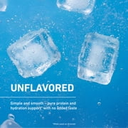 Isopure Clear Protein Powder with Electrolytes, Unsweetened Stick Pack, 6 Count