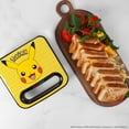 thumbnail image 1 of Encantadora sandwichera Pokémon Pikachu, prensa para paninis fácil de usar, perfecta para desayunos divertidos, aperitivos temáticos y bonitas golosinas a la parrilla, 1 of 5