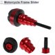 thumbnail image 5 of Slider de marco de motocicleta de 20mm, protección de carenado de rueda de aleación de aluminio y plástico, protector de almohadilla de choque, 62mm, 136mm, rojo, 1 Pc, 5 of 7