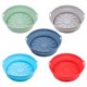 thumbnail image 4 of Fryer Liners Reusable Basket Liners, Round Liners Replacement Parchment Liners 8.2inch, Disposable Alternative Fryer Accessories, Heavy Duty Food Grade Material, Foldable Design Portable, 4 of 8