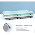 thumbnail image 4 of Bandeja para cubitos de hielo con tapa (paquete de 2), bandejas para cubitos con cierre fácil de presionar y extraer, ideal para botellas deportivas y de agua., 4 of 5