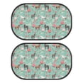 thumbnail image 2 of KUIFORTI 2 Pack Car Window Shades for Side Window 20.47" x 12.59" Window Sun Blocker Foldable Sun Visor for Car Truck Sedan Van SUV, Horse Print, 2 of 6