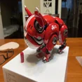 thumbnail image 2 of Perro robot articulado móvil kawaii, bestia mecánica, bulldog, muñeco mecánico, decoración para coche, regalo Fadou, 2 of 4