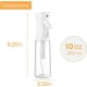 thumbnail image 2 of Paquete de 2 botellas de spray continuo para cabello - Pulverizador de niebla ultrafina de 10 oz - Botella de spray de agua para salones Hair Mister (2 unidades de 10 oz) Blanco 24 * 6,5 CM, 2 of 5
