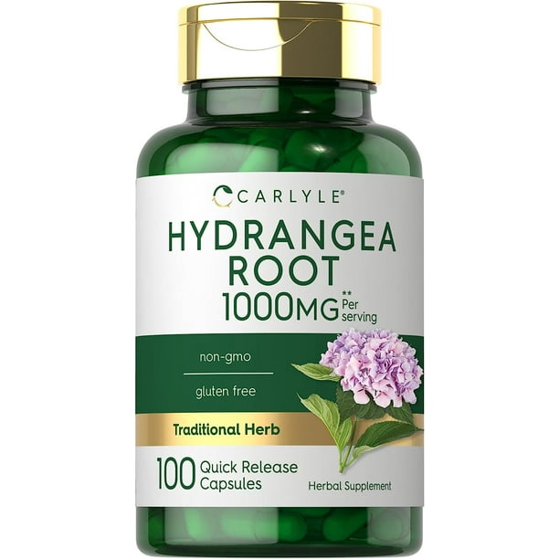 Hydrangea Root Extract 1000mg 100 Capsules by Carlyle