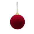 thumbnail image 2 of Cheapark 12-Piece 2.4 Inch Velvet Flocked Christmas Balls - Shatterproof Plastic Ornaments, Vibrant Hues, Decorative Hanging Accents for Christmas Tree Holiday Decor, 2 of 2