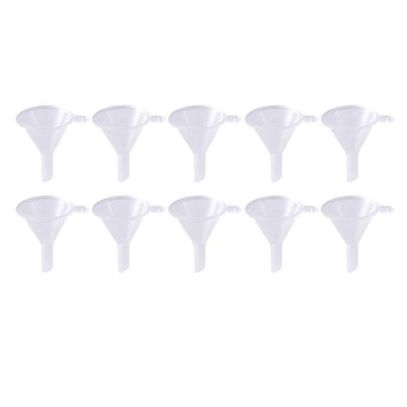 10 Small Funnels Subpackage Funnels Plastic Funnels Mini Small Funnels Cosmetics Liquid Subpackage Funnels