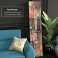 thumbnail image 3 of Oriental Furniture 6 ft. Tall Parisian Cafe Canvas Room Divider - 4 Panel, 3 of 5