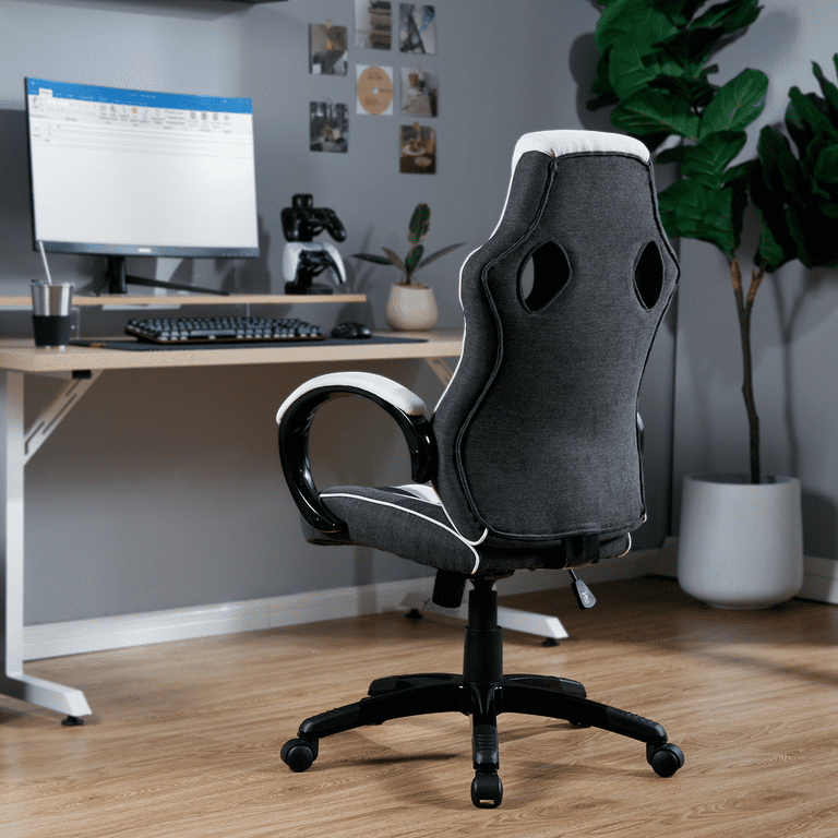 Free Shipping X Rocker Maverick PC Gaming Chair Black and White Walmart