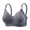 Grey, variant on Bras for Women Comfort Wirefree Supportive Full Coverage Back Smoothing Bralette Soft Cup Adjustable Strap Bra, Black, 46