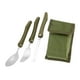 thumbnail image 5 of Cubiertos de campamento portátiles con estuche de transporte Utensilios de cocina Cubiertos plegables Spork Tenedor Cuchillo Conjunto Sunnimix Vajilla al aire libre, 5 of 8