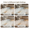 thumbnail image 7 of ODIKA 6'x9' Ultra-Soft Area Rug, Navy Finish Weathered Abstract Vintage Mottled Patterned Absract None Washable, Bare feet friendly, Silk-Touch for Guest Room, Bedroom, 7 of 7