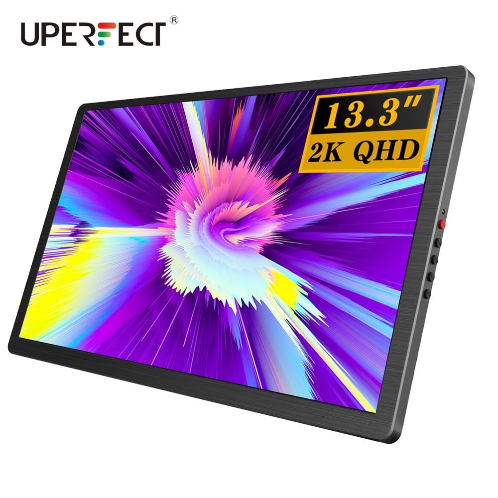 UPERFECT Portable Computer IPS LCD Monitor 13.3 Inch 2K FHD Gaming