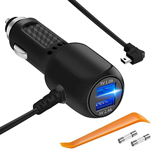 6A mini USB car multi charger power cord for Cobra Pro 8200 8500 Pro Trucker GPS 