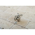 thumbnail image 2 of Kingston Brass CC43208X 1/2" Sweat x 3/8" OD Comp Angle Stop Valve, Brushed Nickel, 2 of 2