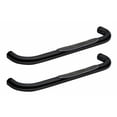 thumbnail image 3 of Westin Automotive 25-3925 Nerf Bar Signature With Step Pads; 3 Inch Round Bent; Powder Coated; Black; Galvanized Mild Steel; Without End Caps; Rocker Panel Mount, 3 of 3