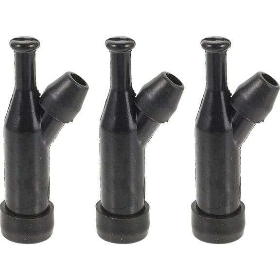 OULII Spark Plug Caps Black 3Pcs 3.26X0.86X0.86in