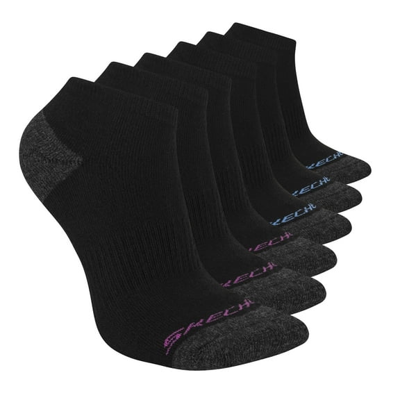 Skechers 6-Pairs Women's Full Cushion No Show Socks