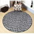 thumbnail image 3 of Furnish My Place Crocodile Light Grey Area Rug, Animal Print Area Rug, Pet-Friendly Rug, Baby Nursery Mat, Indoor Rug, Perfect for Living Room, Playroom, 3' Round - Set of 5, 3 of 5