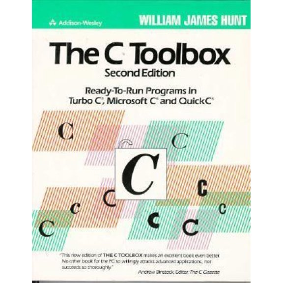 Pre-Owned The C Toolbox: Ready-To-Run Programs in Turbo C, Microsoft C, and Quick C (Paperback) 0201518155 9780201518153