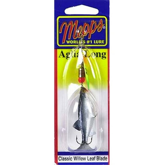 Mepps Aglia Long Minnow Inline Spinner, 1/6 oz, Hot Firetiger