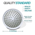 thumbnail image 3 of 6-inch Shower Supercharged Full Electroplating Shower Top Nozzle Small Shower Head, 3 of 3